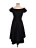 Unbranded Solid Black Cocktail Dress Size S - photo 2