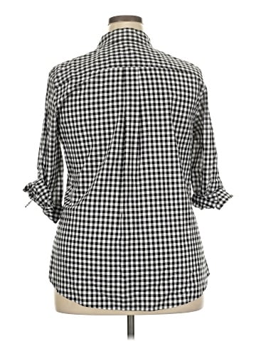 Croft & Barrow 3/4 Sleeve Button-Down Shirt (view 2)