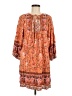 TEMOFON Paisley Orange Casual Dress Size M - photo 1