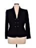 Tahari by ASL 100% Polyester Black Blazer Size 14 Petite - photo 1