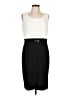 Studio One Color Block Ivory Cocktail Dress Size 12 - photo 1