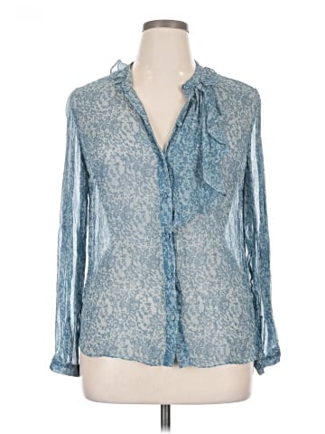 Rebecca Taylor Long Sleeve Silk Top (view 1)