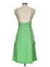 Ella Moss Stripes Green Cocktail Dress Size L - photo 2