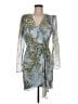 BCBGMAXAZRIA 100% Polyester Blue Cocktail Dress Size 8 - photo 1