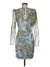 BCBGMAXAZRIA 100% Polyester Blue Cocktail Dress Size 8 - photo 2