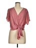 Lush 100% Polyester Pink Short Sleeve T-Shirt Size M - photo 1