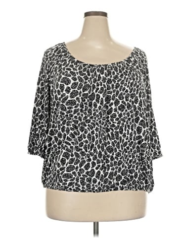 MICHAEL Michael Kors 3/4 Sleeve Top (view 1)