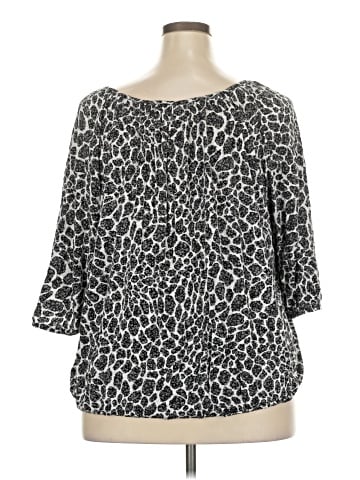 MICHAEL Michael Kors 3/4 Sleeve Top (view 2)