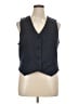 Banana Republic Gray Sleeveless Button-Down Shirt Size 16 (tall) - photo 1