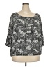 MICHAEL Michael Kors Gray 3/4 Sleeve Blouse Size 3X - photo 1