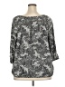 MICHAEL Michael Kors Gray 3/4 Sleeve Blouse Size 3X - photo 2