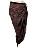 Veronica Beard Paisley Gray Silk Skirt Size S (estimated) - photo 1