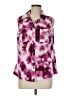 Lularoe Tie-dye Purple Sleeveless Button-Down Shirt Size M - photo 1