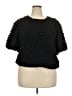 Sugarlips Black Short Sleeve Top Size 2X - photo 1