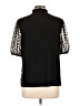 Anne Klein Black Short Sleeve Blouse Size L - photo 2