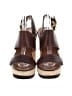 KORS Michael Kors 100% Leather Brown Sandals Size 7 - photo 2
