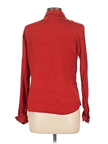 Alfani Long Sleeve Silk Top (view 2)