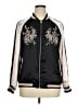 New Look Floral Black Track Jacket Size XL - photo 1