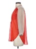 A. Byer 100% Polyester Color Block Orange 3/4 Sleeve Blouse Size S - photo 5
