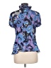 Bethany 100% Polyester Blue Short Sleeve Blouse Size 8 - photo 2