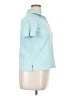 Talbots Teal Short Sleeve Blouse Size 0X - photo 4