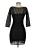 Express 100% Polyester Black Cocktail Dress Size XS - photo 2