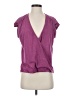 Caslon Purple Short Sleeve Top Size S - photo 1