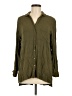 O'Neill 100% Viscose Green Long Sleeve Button-Down Shirt Size M - photo 1
