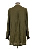 O'Neill 100% Viscose Green Long Sleeve Button-Down Shirt Size M - photo 2