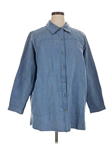 Joan Rivers 3/4 Sleeve Button-Down Shirt (view 1)