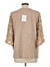 AndTheWhy Tan 3/4 Sleeve T-Shirt Size L - photo 2