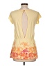 Decree Yellow Short Sleeve Top Size L - photo 2