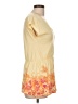 Decree Yellow Short Sleeve Top Size L - photo 4