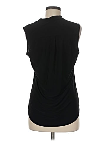 Perseption Concept Sleeveless Button-Down Shirt (view 2)
