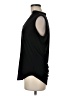 Perseption Concept Black Sleeveless Button-Down Shirt Size M - photo 5