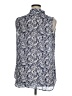 CAbi Paisley Blue Sleeveless Button-Down Shirt Size XL - photo 2