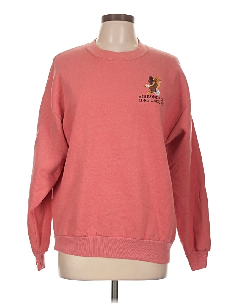 Pre-owned Jerzees Sweatshirt In Pink