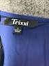 Trixxi Solid Blue Romper Size L - photo 4