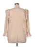 Peach Tan 3/4 Sleeve Blouse Size 1X - photo 2