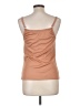 Democracy 100% Polyester Tan Sleeveless Top Size L - photo 2