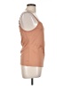 Democracy 100% Polyester Tan Sleeveless Top Size L - photo 4