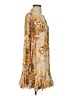 AaKaa 100% Polyester Gold Cocktail Dress Size S - photo 4