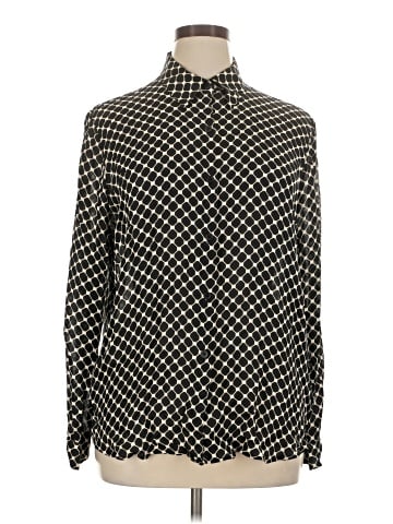 City Silk Long Sleeve Blouse (view 1)