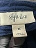Style&Co Blue Long Sleeve Blouse Size 2X - photo 7