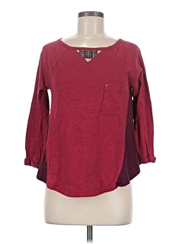 Little Yellow Button 3/4 Sleeve T-Shirt (view 1)
