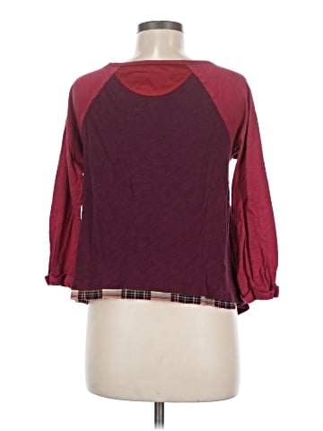 Little Yellow Button 3/4 Sleeve T-Shirt (view 2)