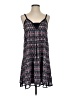 Dex 100% Polyester Graphic Black Casual Dress Size S - photo 1