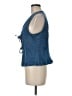 H&M 100% Cotton Blue Denim Vest Size M - photo 5