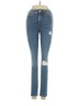 Express Hearts Blue Jeans Size 2 - photo 1