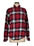 Lands' End 100% Baumwolle Plaid Red Long Sleeve Button-Down Shirt Size M - photo 1